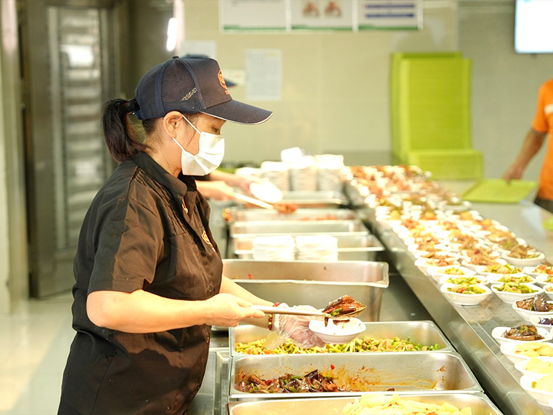 Buffet in the Staff Canteen